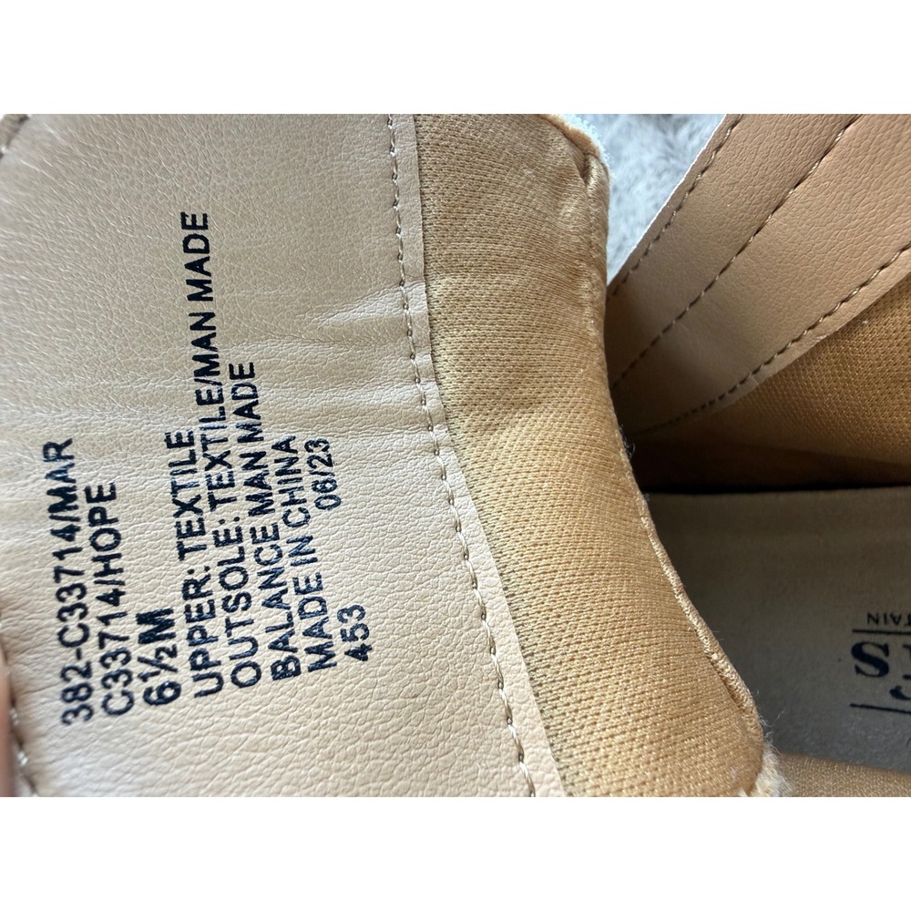 Cliffs by White Mountain Hope Tan Knit Collar Ankle Boots C33714 Womens 6.5 M - Picture 5 of 6